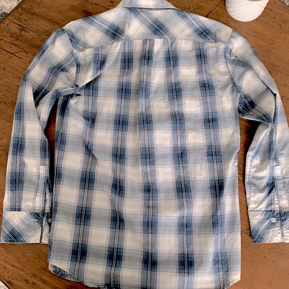 ARITZIA TNA Classic Plaid Boyfriend Style Long Sleeve Button Down - Picture 2 of 4